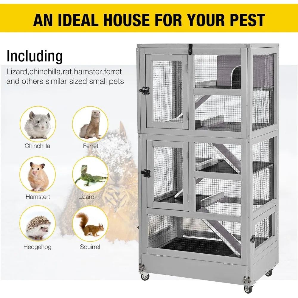 Gap Ferret Cage For Small Animals With Five Levels Habitat