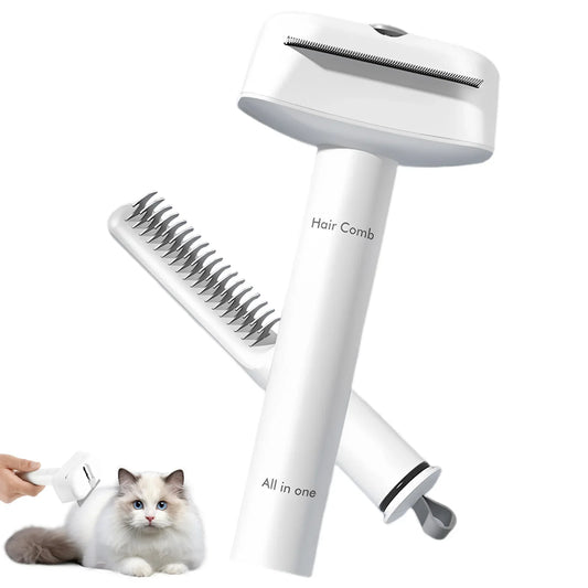 3 In 1 Stainless Steel Pet Hair Brush For Cats And Dogs