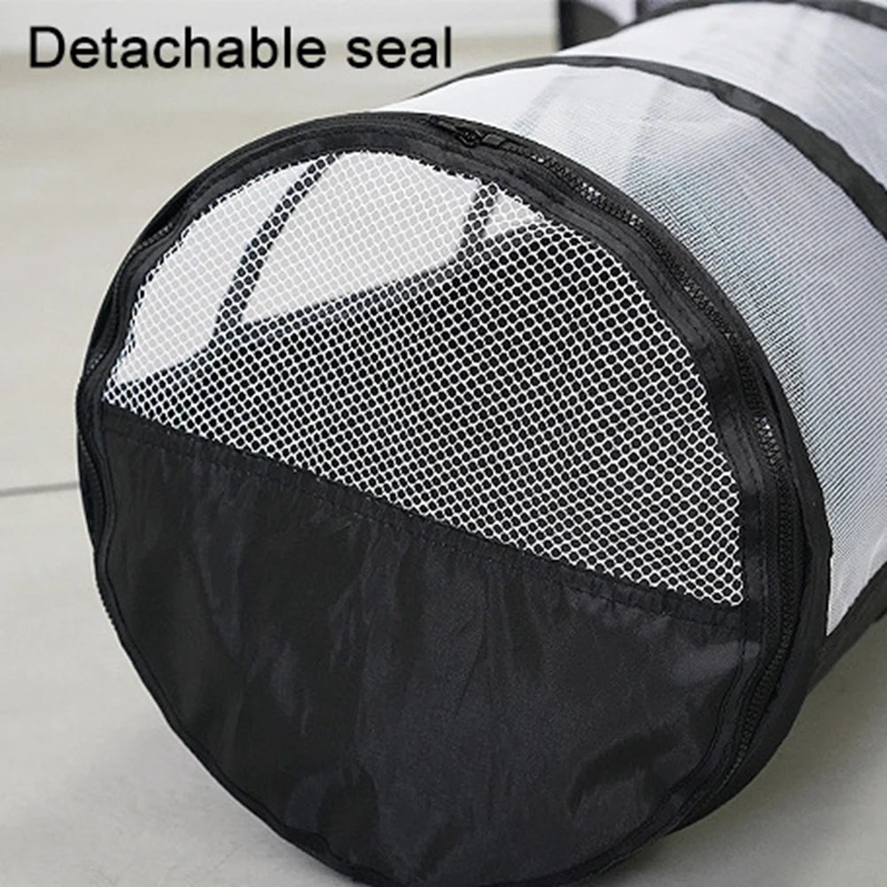 2 In 1 Foldable Cat Tunnel Rabbit Cage Multifunctional Pet Toy