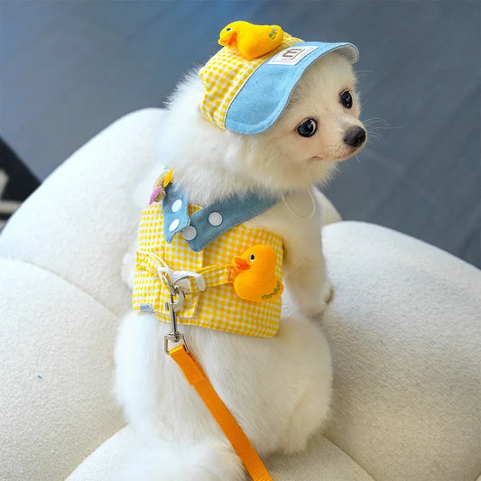 Suita Three Piece Pet Chest Harness Set Cats And Puppies