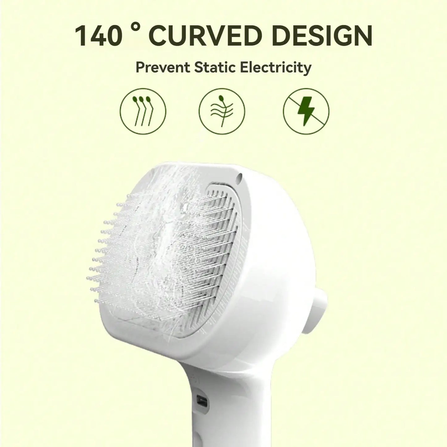Cat Steam Brush with Spray for Easy Grooming and Shedding