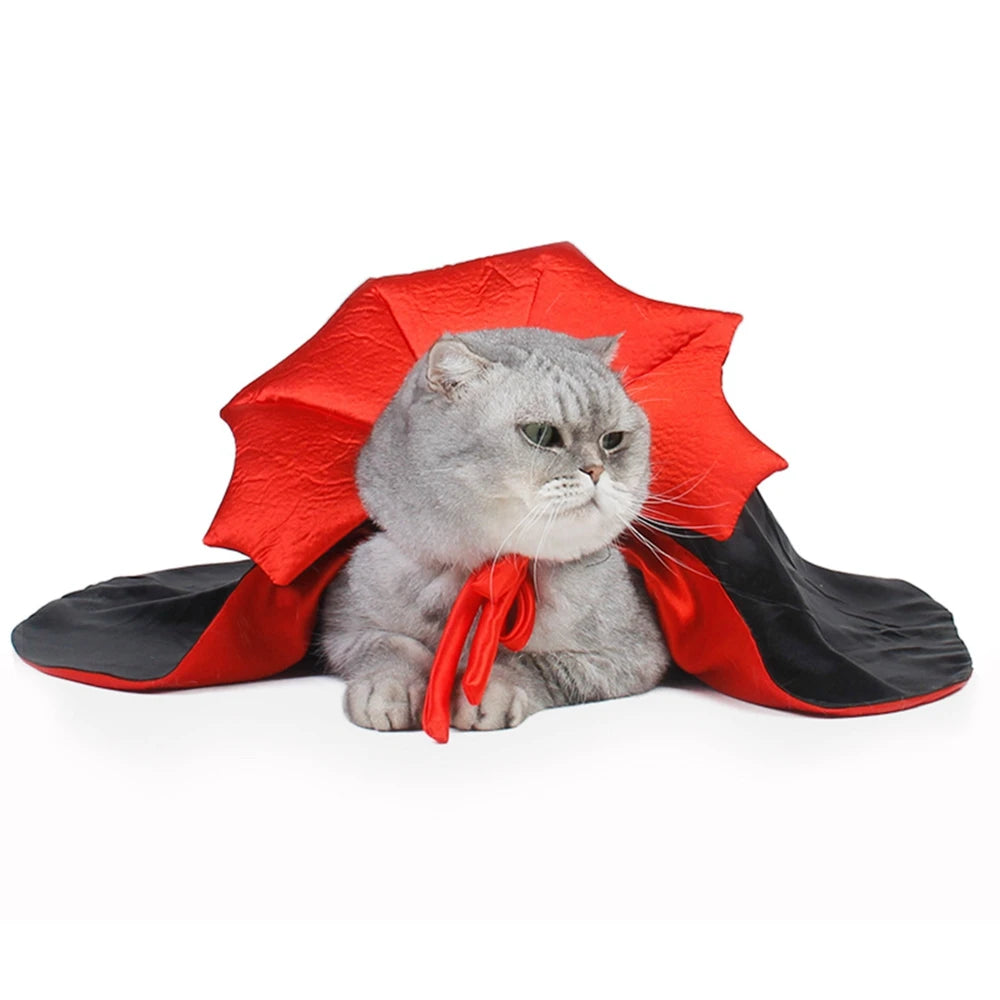 Pet Halloween Cape Costume for Dogs and Cats Festive Dress Up