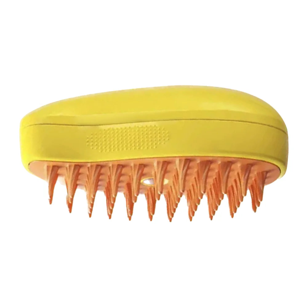 Electric Cat Grooming Brush with Spray for Easy Hair Removal