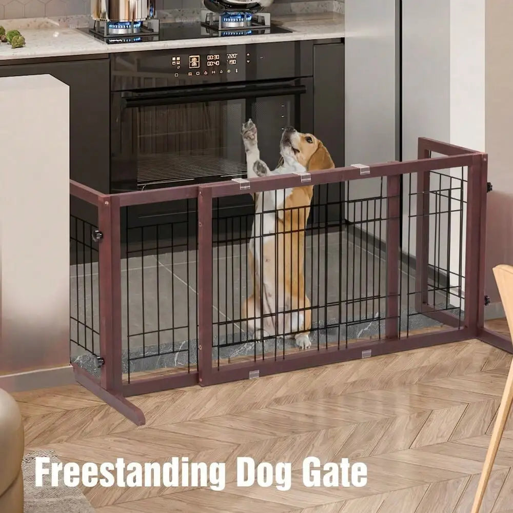 Friendly Finds Marketplace Freestanding Pet Gate Fence