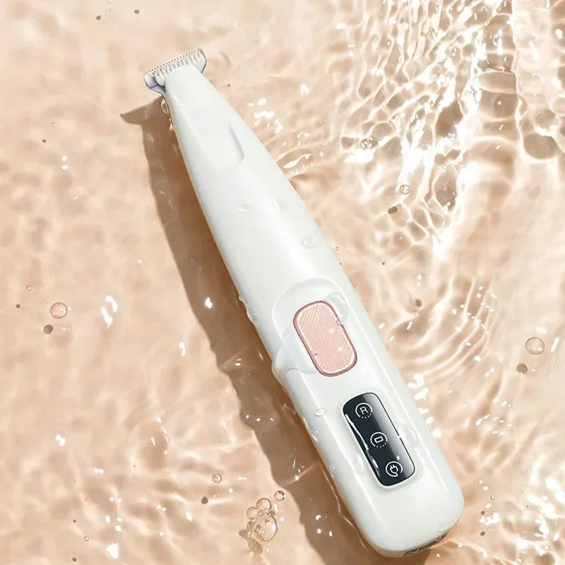 New Waterproof Dog Paw Trimmer with LED Light and Display
