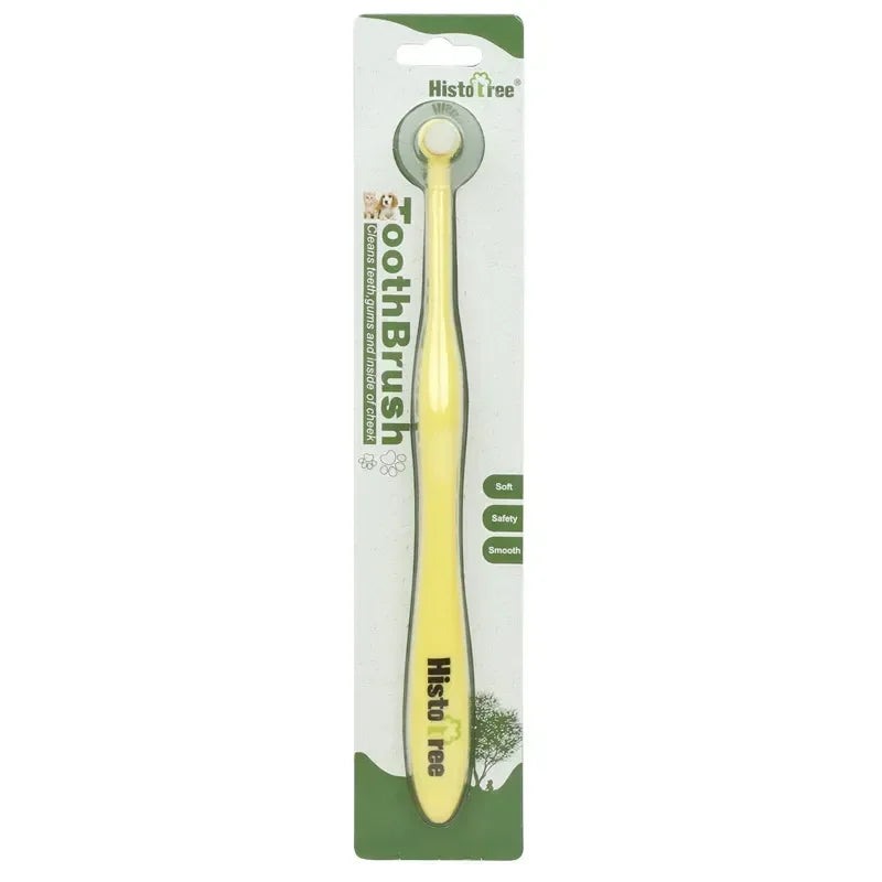 Round Head Dog Toothbrush for Fresh Breath and Dental Care