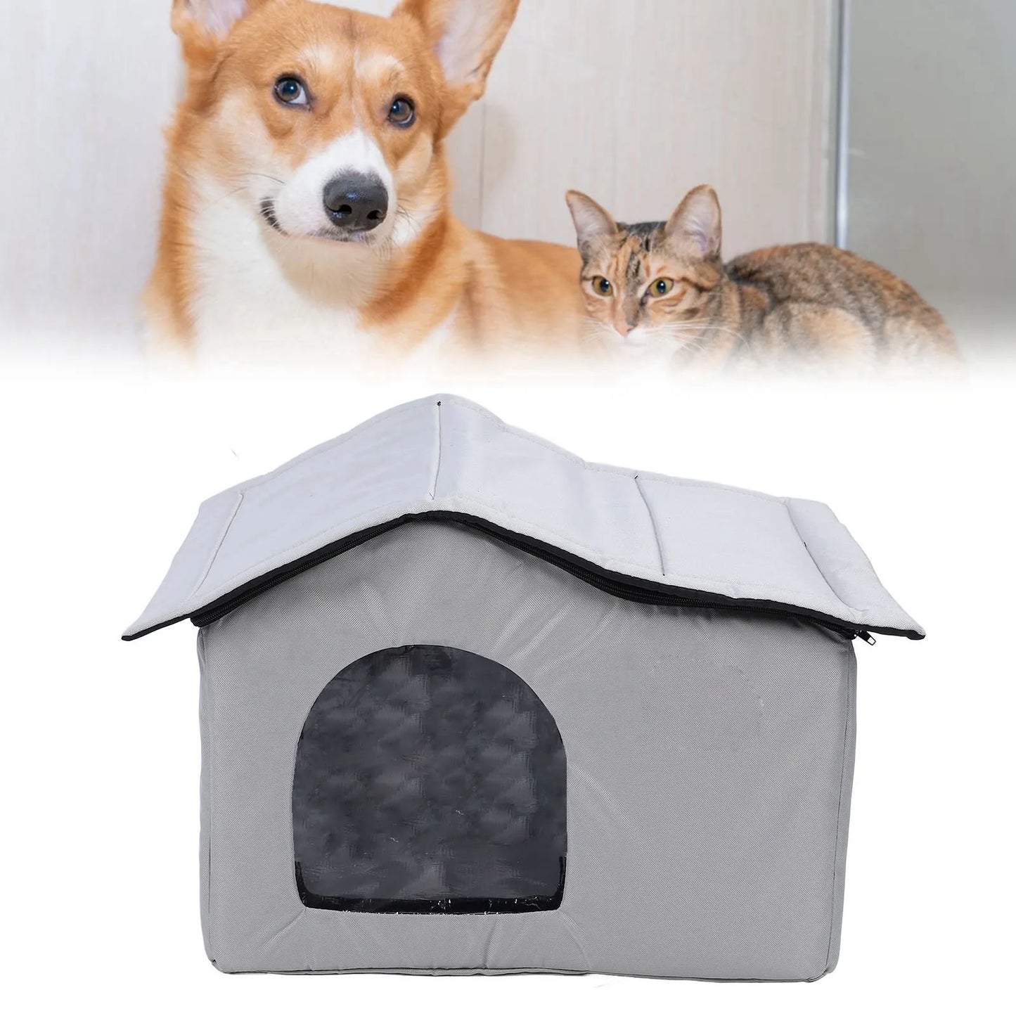 Cat Cooling House Long Lasting Oxford Cloth Bite Resistant Pet Cooling House for Cats and Dogs