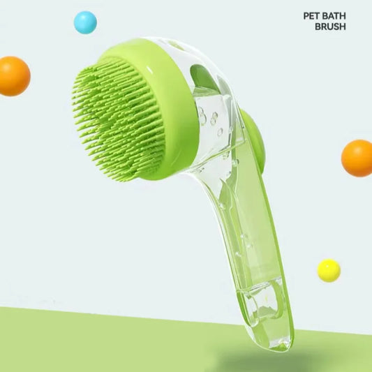 Choice Pet Bath Brush 2 In 1 BuiltIn Shampoo Dispenser