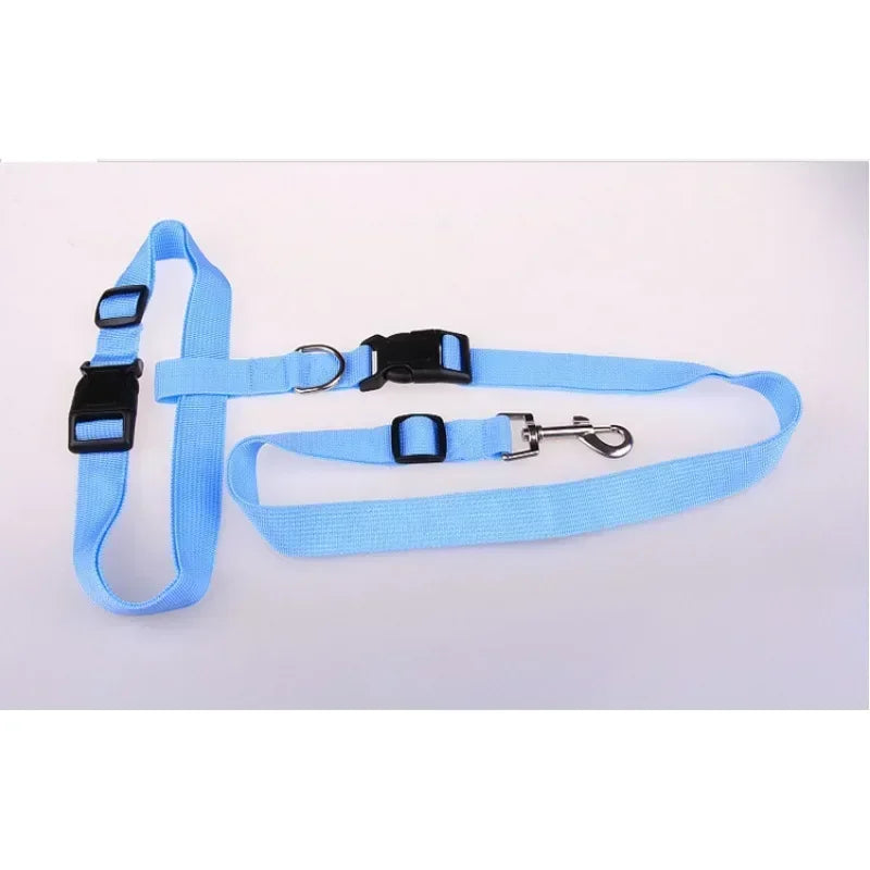 Adjustable Cat Dog Walking Lead Belt with Free Rope Supplies