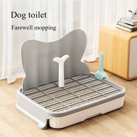 Dog Toilet Detachable Leak Proof Pet Potty with Simulated Catheter Non Slip Grille for Small and Medium Sized Dogs