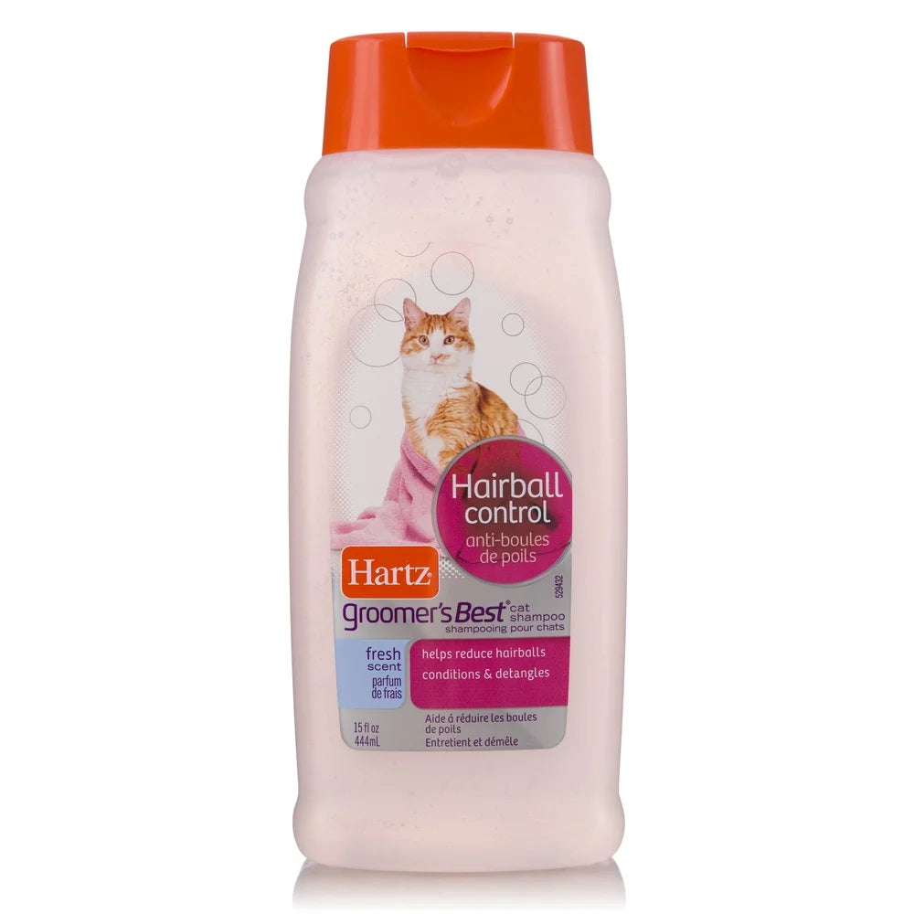 Groomer's Best Cat Shampoo Hairball Control Fresh Scent 2 Pack