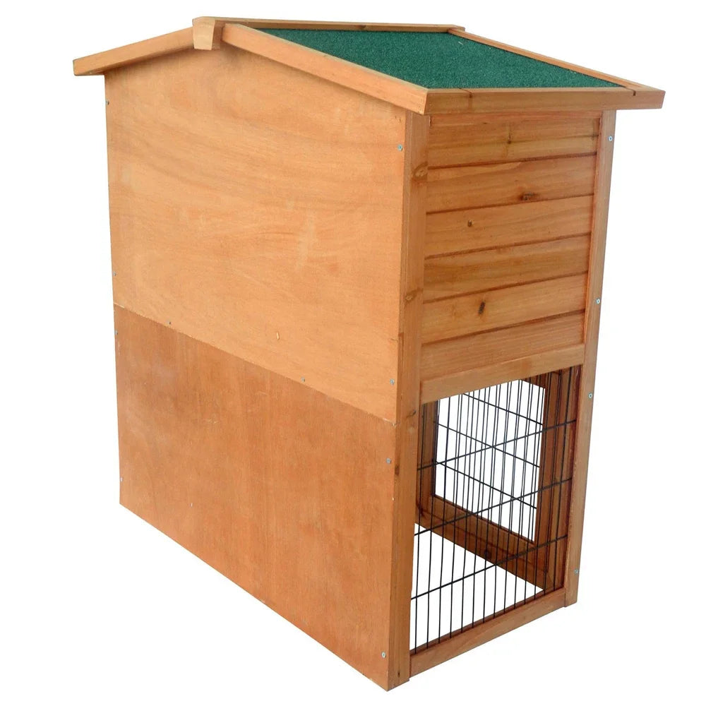 40 Inch Triangle Roof Waterproof Rabbit Hutch Chicken Coop