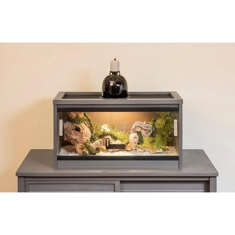Hign-concerned ECOFLEX Reptile Enclosure With Cabinet Stand