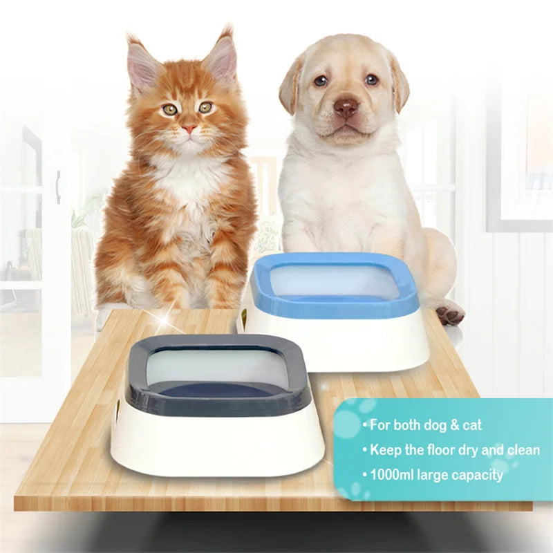 Anti-Splash Water Bowl For Dogs By NoEnName Large Capacity Drinker For Pets