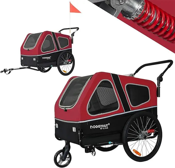 Veelar DoggyHut S Line Pet Bike Trailer And Stroller
