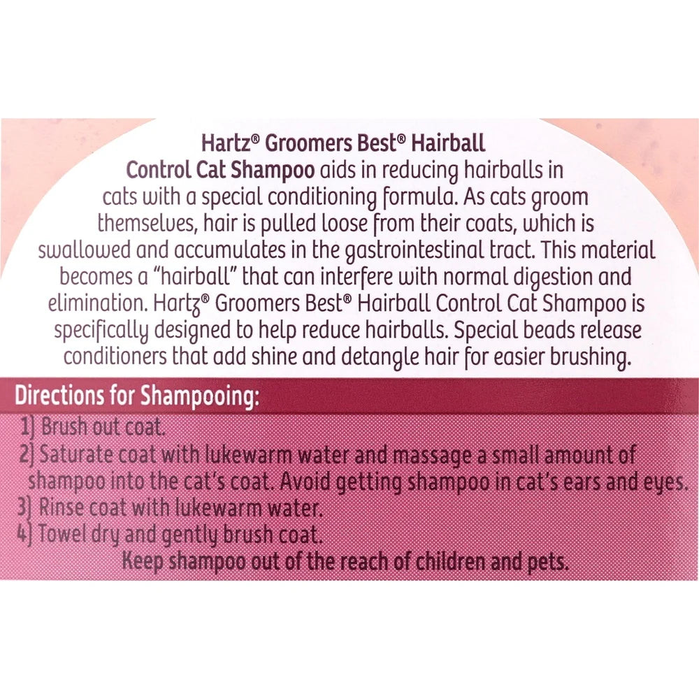 Groomer's Best Cat Shampoo Hairball Control Fresh Scent 2 Pack
