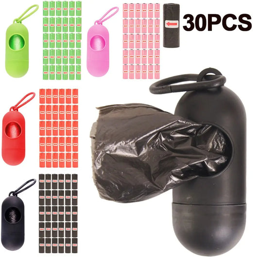 Shunmaii Dog Poop Bag Dispenser 450 Count Unscented Bags