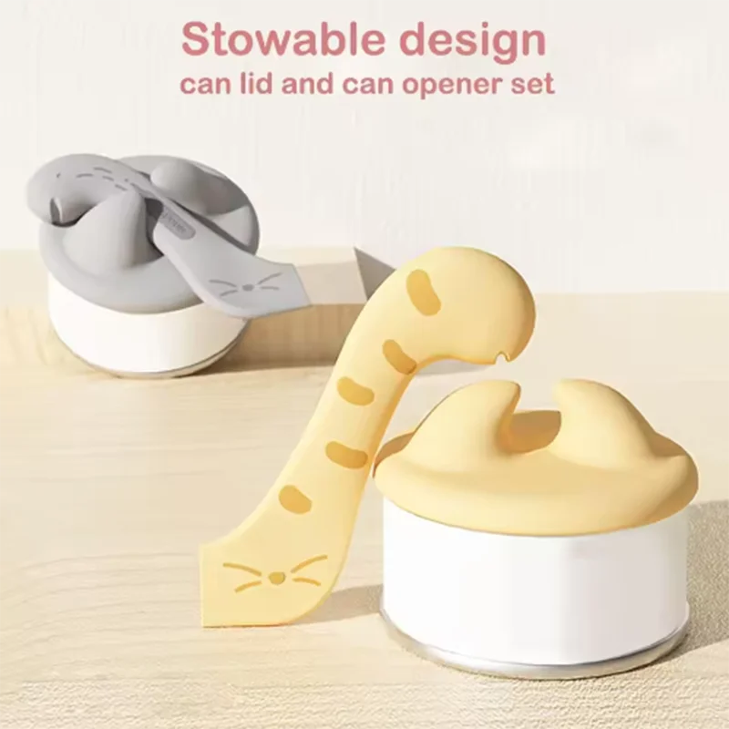 Canned Cat Food Sealing Lid Spoon by NoEnName Comfortable and Fashionable Pet Accessory